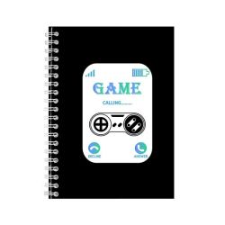 Game Calling A5 Notebook Spiral And Lines Gaming Graphic Notepad PRESENT112