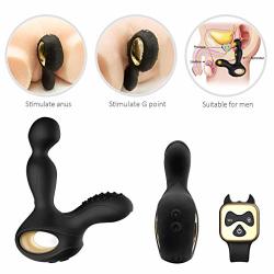 Remote Control Moving Rotating Massager Plug Men Pr State M Ssaging Device 10 Speeds Vibrating Stimulator Plug Male Postate Massager Silicone Ple Sure Ad Llt Toy For Man