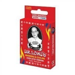 Dr. Long Warmcool Condom 3'S Warming & Cooling