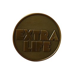 Tisea Parzival Wade's Jean Vest And Extra Life Coin Props Accessories Collections Diameter 2.5CM Extra Life Coin