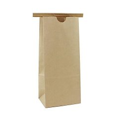 Awepackage 1 2 Lb 8 Oz Kraft Paper Tin Tie Bag 100 Pack