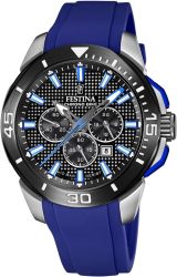 Festina Chronograph Bike 2022 Blue Dial Men's Watch F20642 1