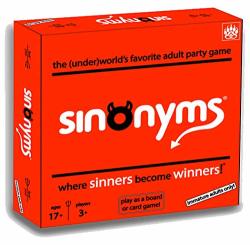 Sinonyms - Best New Adult Party Board Game card Game - Raunchy Rowdy & Rapid-fire Fun Renewed