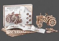 Wooden City: Wooden Figures Tractor 3D Puzzle - 164 Pieces