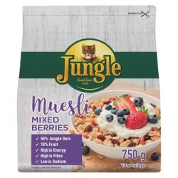 Jungle Muesli Mixed Berries 750GR