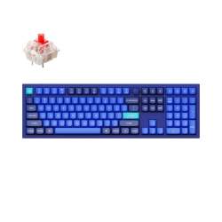Q6 Full-size Red Gateron G Pro Switches With Knob Aluminium Rgb Wired Keyboard - Blue