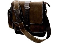 ADPEL Italy Enzo-design Leather Flap Messenger Bag