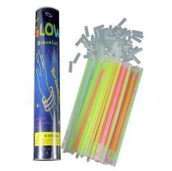 Premium Glow Sticks Bracelets Neon Light 100 Pieces