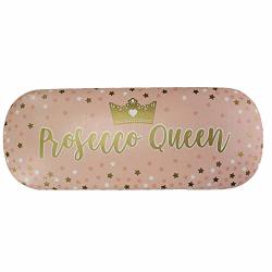 Sass & Belle Women's Prosecco Queen Print Glasses Case Pink