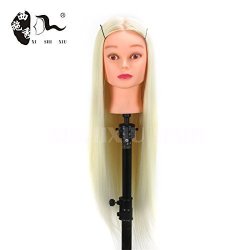 Training Head Cosmetology Mannequin Heads Mannequin Head For Makeup Practice Dummy Synthetic Hair Mannequin Head While