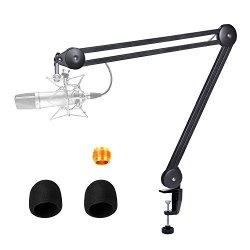 Iksee Studio Arm Microphone Stand Microphone Boom Arm Desk Stand