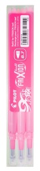 Frixion Ball clicker Erasable Pen Refills - 0.7MM Pink 3 Pack