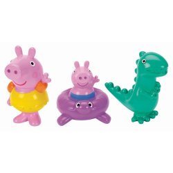 Peppa Pig Bath Squirters - Peppa Pig George And Dinosaur Set