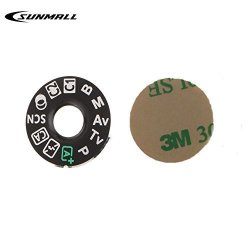 Sunmall Interface Cap Button Replacement Part For Canon Eos 80D Dial Mode Plate For Canon Eos 80D Digital Camera Repair Accessories For Canon Eos