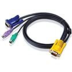 Aten 2L-5203P 3m SPHD15 to VGA & PS 2 KVM Cable