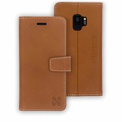 Safesleeve Emf Protection Anti Radiation Samsung Galaxy Case: Galaxy S9 Rfid Emf Blocking Wallet Cell Phone Case Genuine Leather