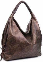 Shomico Hobo Bags For Women Shoulder Handbags Ladies Large Fashion Vintage Purse Metallic Large Metallic Brown