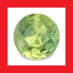 Tourmaline - Fine Lime Green Round Cut - 0.120CTS