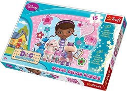 TREFL Disney Dora Doc Mcstuffins Magic Decor Puzzle jigsaws 15 Elements