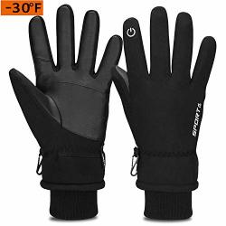 Cevapro -30? Winter Gloves Touchscreen Gloves Thermal Gloves For Running