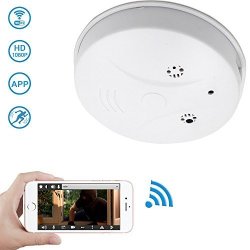Wifi Hidden Camera Spy Camera Smoke Detector Daretang HD 1080P Motion Detection Activated MINI Video Recorder Security Cameras For Iphone Android And PC
