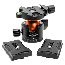 35MM Ball Head With 15KG Load Capacity And Two Quick Release Plates