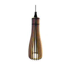 Lumenbelle Light - H 700 Mm X Dia 250 Mm Light Wood