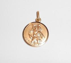 9ct Yellow Gold St. Christopher Pendant