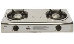 Alva Stainless Steel Two Plate Gas Stove