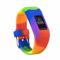 Longchain Rainbow Wristband Compatible With Garmin Vivofit Jr Band And Fitness Tracker Perfectly Designed To Fit Your Fearless Little One Who Needs A Vivofit