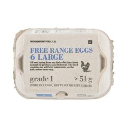 Free Range Large Eggs 6 Pk