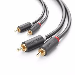 UGreen 2RCA M To M 1M Stereocable - Grey