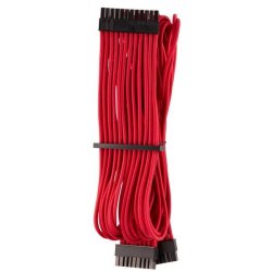 - Premium Individually Sleeved Atx 24-PIN Cable Type 4 Gen 4 - Red