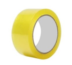 Miss Bliss Imports Yellow Transparent Bopp Packaging Sealing Tape 100M Adhesive - 6 Pack