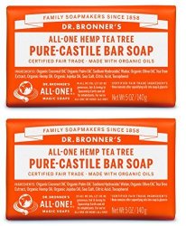 Dr. Bronner's Organic Pure Castile Tea Tree Soap 2 Packs