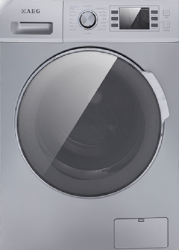 Aeg 7kg 16 Programme Front Loader Washing Machine - Silver