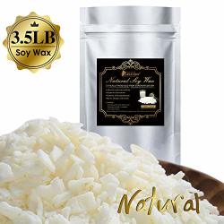 3.5 Lb All-natural Soy Wax Flakes For Candle Making Candle Wax Bulk Diy Soy Bean Wax