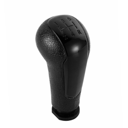 Black Gear Knob - 5 Speed Compatible With Chevrolet Spark 2011-16