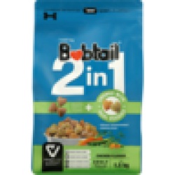 Bobtail 2-IN-1 Chicken Flavoured Adult Dog Food 1.5KG