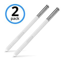 BoxWave Corporation Galaxy Note 10.1 2014 Stylus Pen Boxwave Replacement S Pen 2-PACK Silicone Tip Precise S Pen For Samsung Galaxy Note 10.1 2014 - Winter White