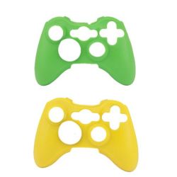 Unibright Silicone Covers Pack Of 2 Green And Yellow For XBOX360