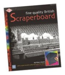 Scraperboard - Black Coated White 610X502MM 10 Sheets