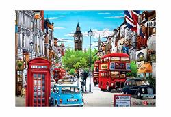 Puzzlelife London 2 1000 Piece - Large Format Jigsaw Puzzle. Can Be Enjoyed By All Generation. Beautiful Decoration Pleasant Play
