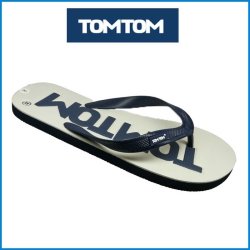 Mens Size 9 - Tomtom Thong Trend - Wht nvy