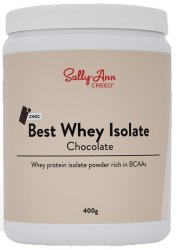 Sally Ann Creed Best Whey Protein Isolate - Chocolate 400G