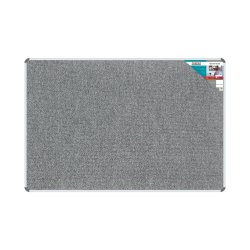 Bulletin Board Ribbed Aluminium Frame 1800X1200MM - Laurel