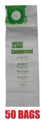 50 Sebo Windsor Sensor Micro-lined Commercial Upright Vacuum Bags Fits 5093AM 5300. 50 Pack.