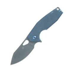 Fox Knife Yaru Blue Titanium Handle Stonewashed FX-527 TI