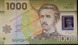 2010 Chile 1000 Pesos Polymer Unc Banknote