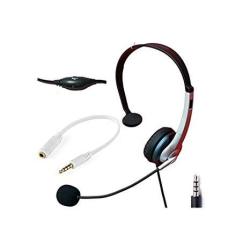 Voistek Wired Cell Phone Headset With Noise Canceling Boom MIC & Adjustable Headband For Iphone Samsung LG Htc Blackberry Huawei Zte Mobile Phone &